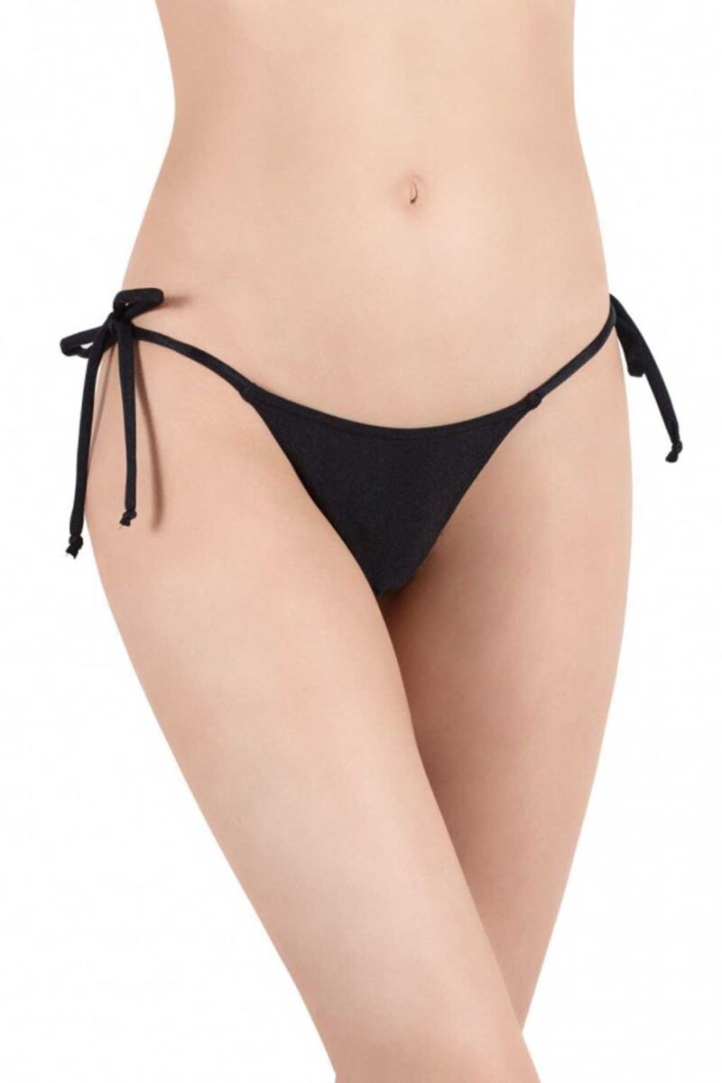 Γυναικείο Μαγιό Slip Δονούσα Μαύρο String