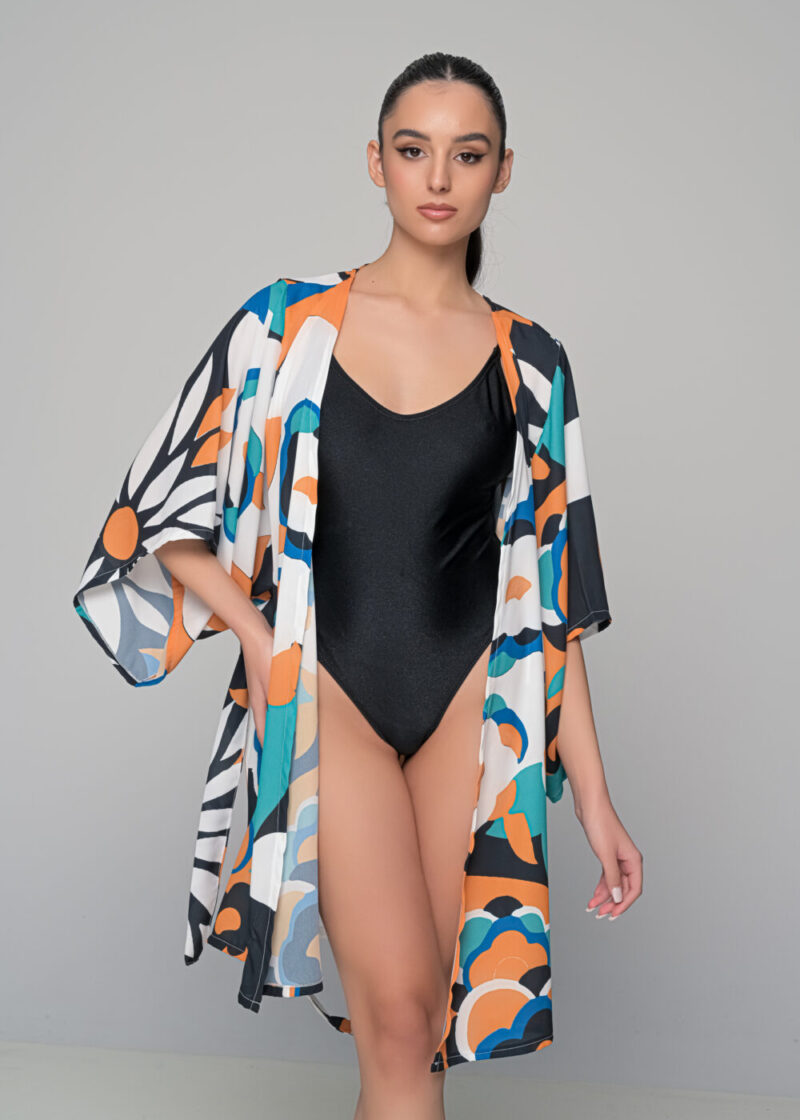 Κιμονό Rayon - Εμπριμέ