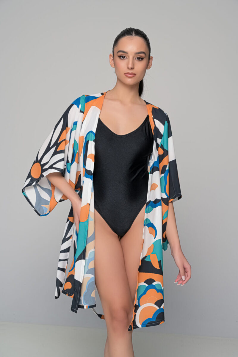 Κιμονό Rayon - Εμπριμέ